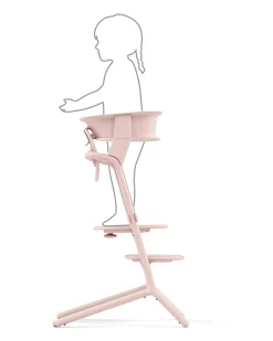 Set Torre di Apprendimento per Sedia Evolutiva LEMO - Pearl Pink - Include Tappetini Antiscivolo