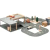 Set Village Road - Rosso Multi Mix - Legno di Faggio - 11 Pezzi