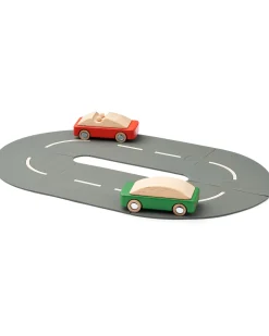Set Village Road - Rosso Multi Mix - Legno di Faggio - 11 Pezzi
