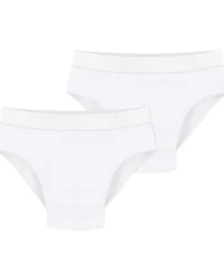 Slip - Pacco da 2 - Bianco - 100% Cotone Bio