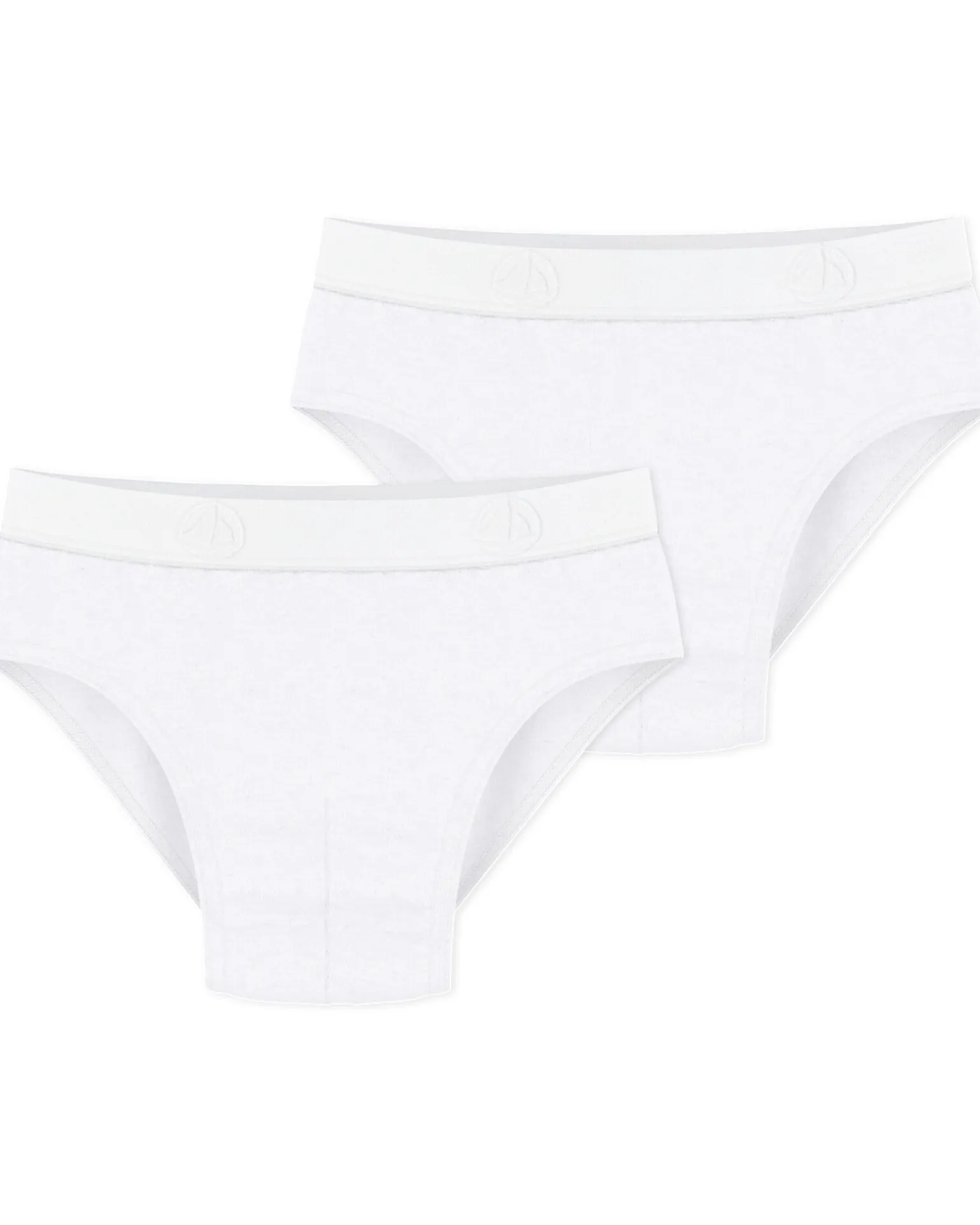 Slip - Pacco da 2 - Bianco - 100% Cotone Bio