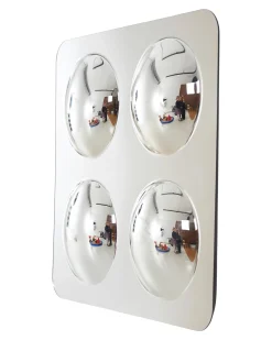 Specchio con 4 Cupole - 49 x 49 cm - +3 Anni