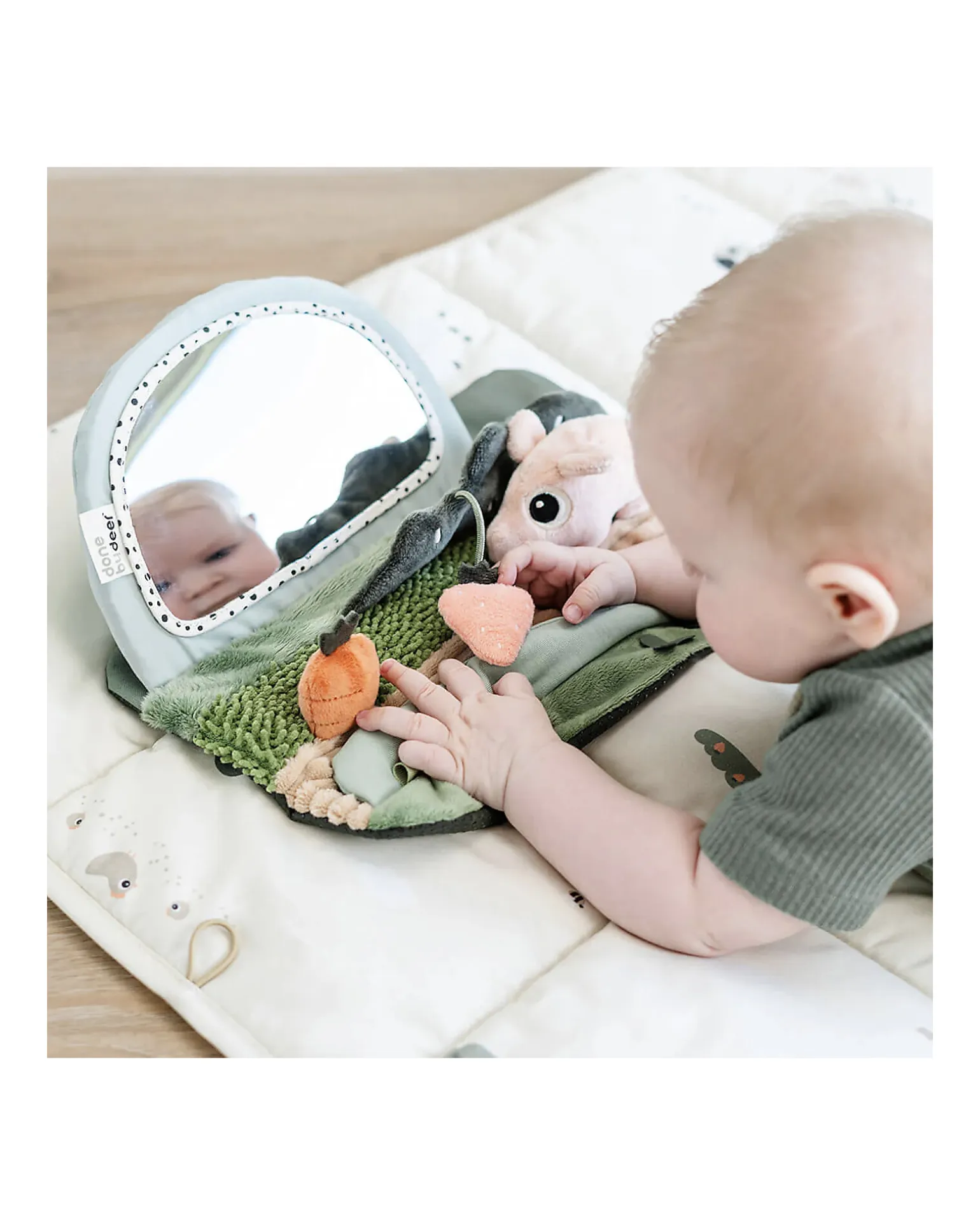 Specchio Multisensoriale per Tummy Time - Tiny Farm - Colour Mix - 0+