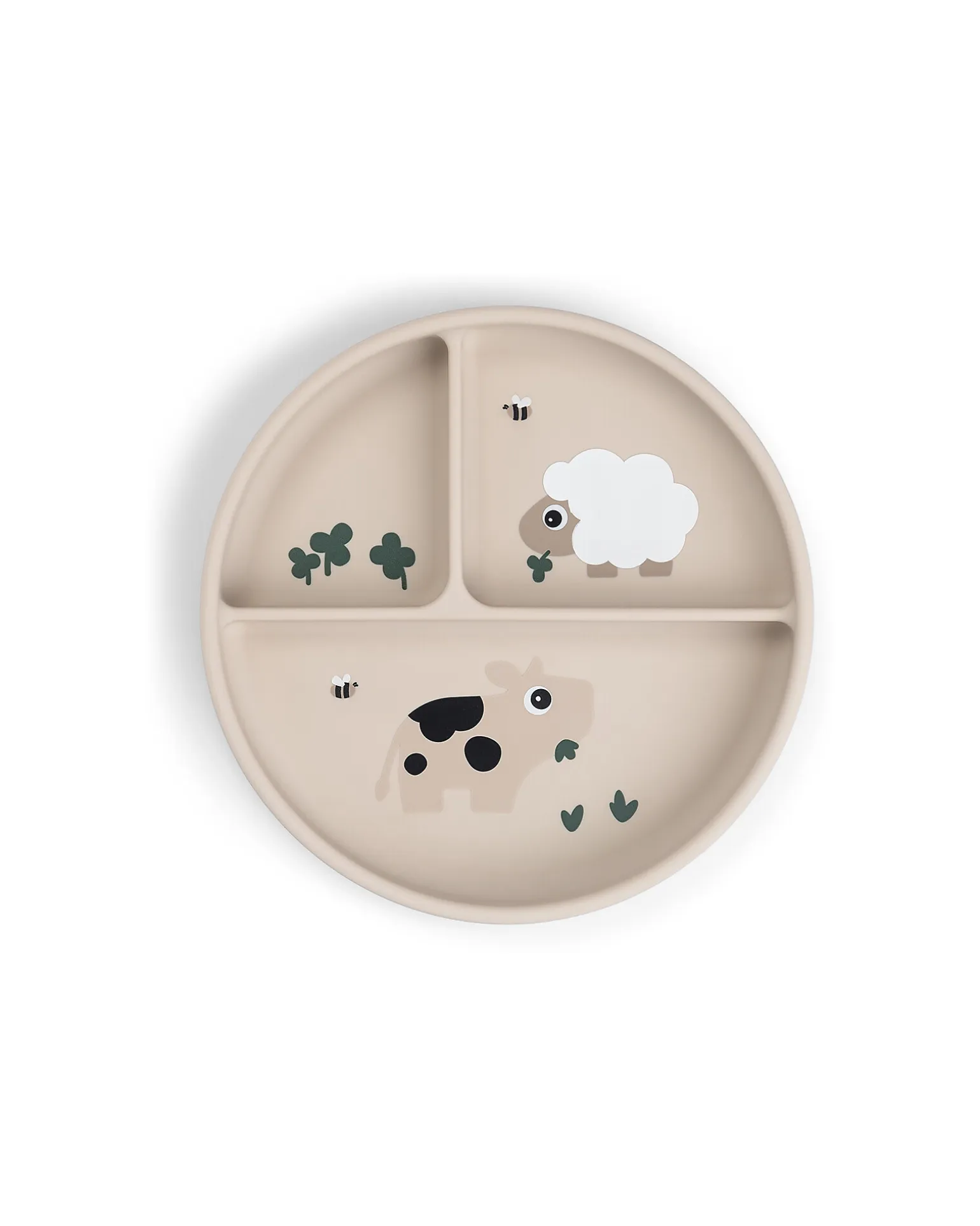 Stick&Stay Piatto con Scomparti - Tiny Farm - Sabbia