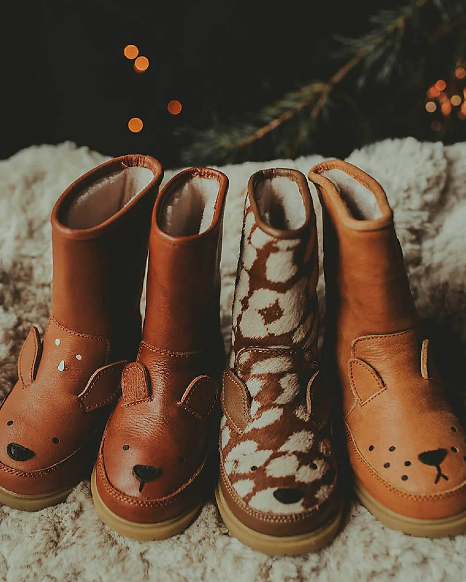 Stivaletto in Pelle Classic Wadudu - Cerbiatto - Imbottito in Lana!