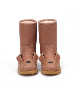 Stivaletto in Pelle Classic Wadudu - Cane - Imbottito in Lana!