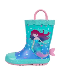 Stivali da Pioggia in Gomma - Foderati in Cotone - Sirena