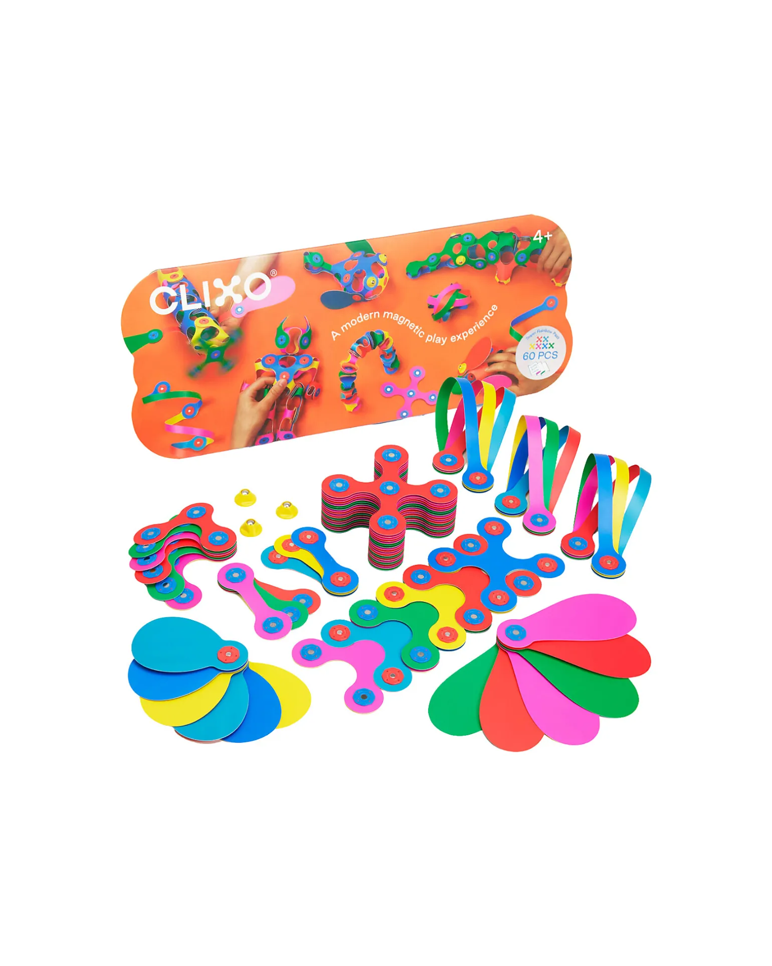 Super Rainbow Pack - 60 Pezzi - Gioco Magnetico STEAM - 6+ Anni