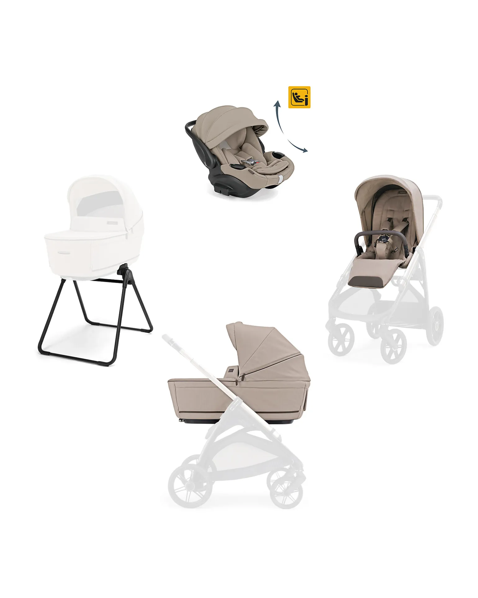 System Quattro Aptica Darwin Recline EVO - Vicuna Beige