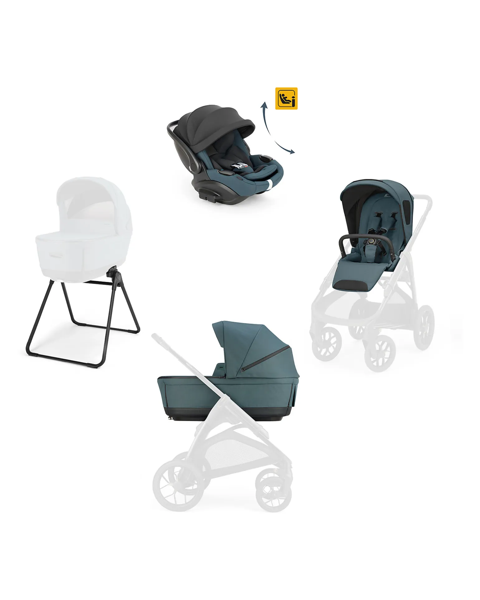 System Quattro Aptica XT Darwin Recline EVO - Himalaya Blue