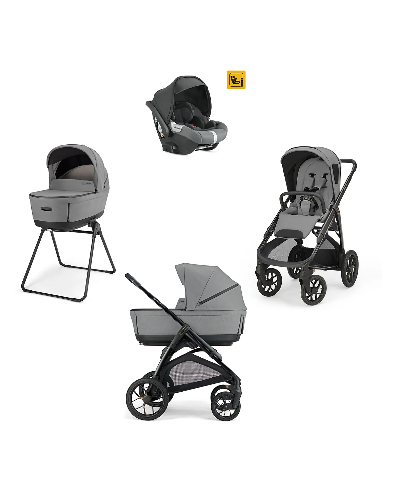 System Quattro Aptica XT Darwin Canyon Grey + Telaio Nero