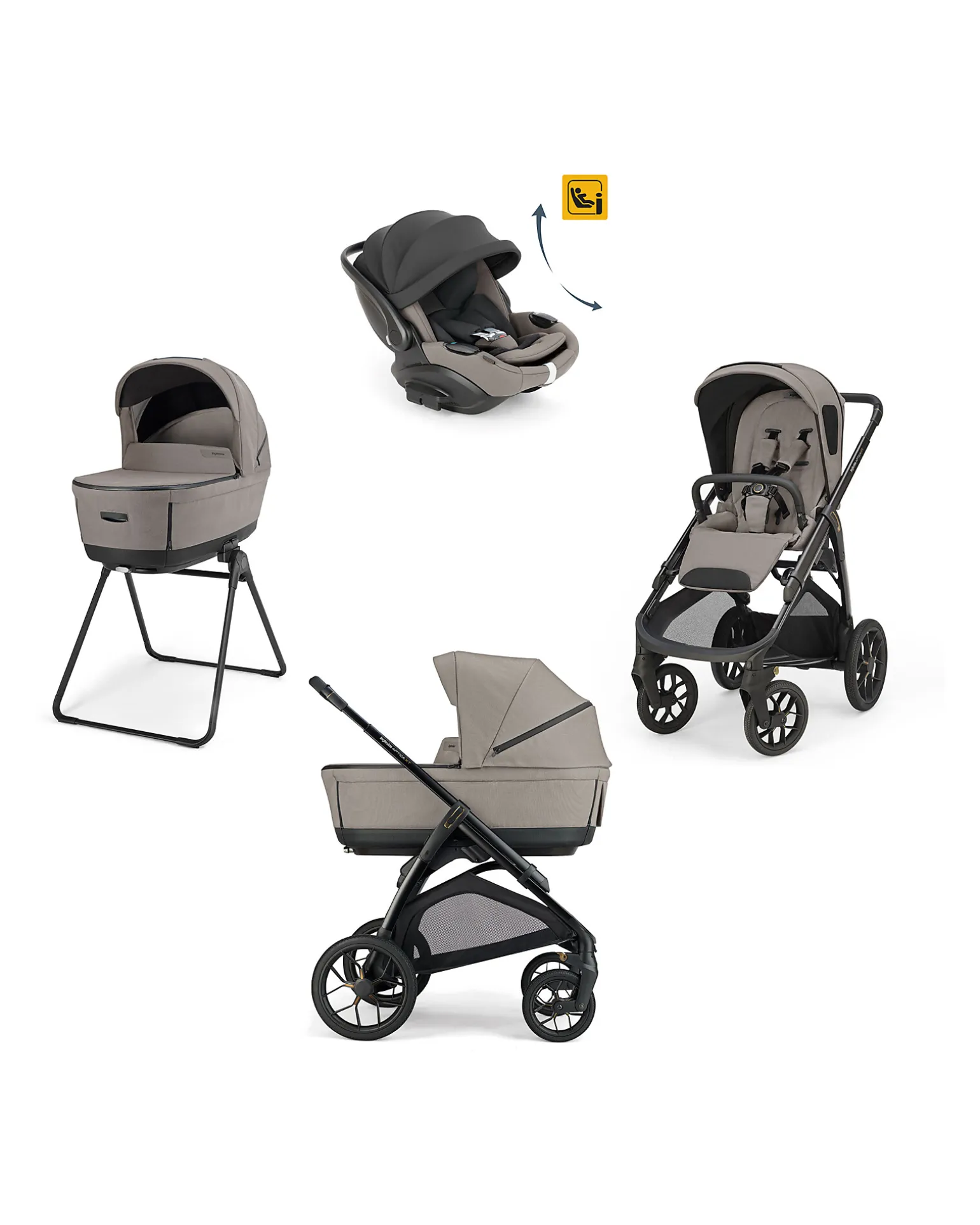 System Quattro Aptica XT DRW-R-EVO Tundra Beige + Telaio Nero