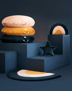 Tappeto Giocoin Velluto - Arcobaleno Blu Notte - 105x70 cm