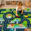 Tappeto Gioco Puzzle Montessori - City - 12 Pezzi - Morbido e Sicuro dalla Nascita - 117,5x88,5 cm - dalla Nascita