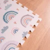 Tappeto Gioco Puzzle Montessori - Rainbow - 6 Pezzi - Morbido e Sicuro dalla Nascita - 175x117cm - dalla Nascita