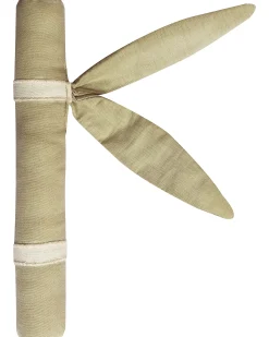 Tappeto Gioco Reversibile - Leaf - Verde Oliva - Cotone Organico GOTS - Bamboo Collection - Diametro 100 cm