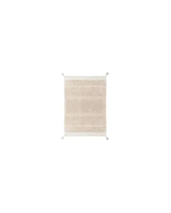 Tappeto Lavabile - Bloom Rose - Fantasy Garden - Rosa e Nude - Cotone - (90x130 cm)