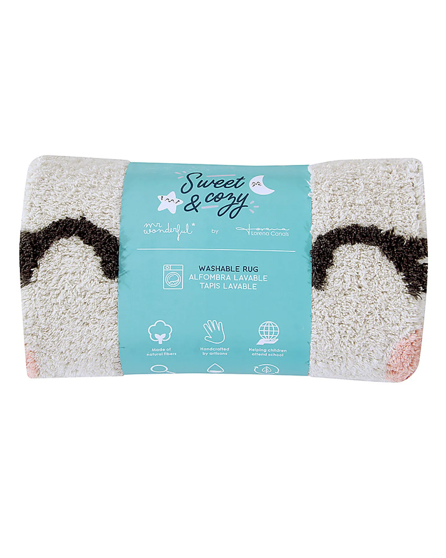 Tappeto Lavabile Smile Like a Llama - Cotone (82x120 cm)