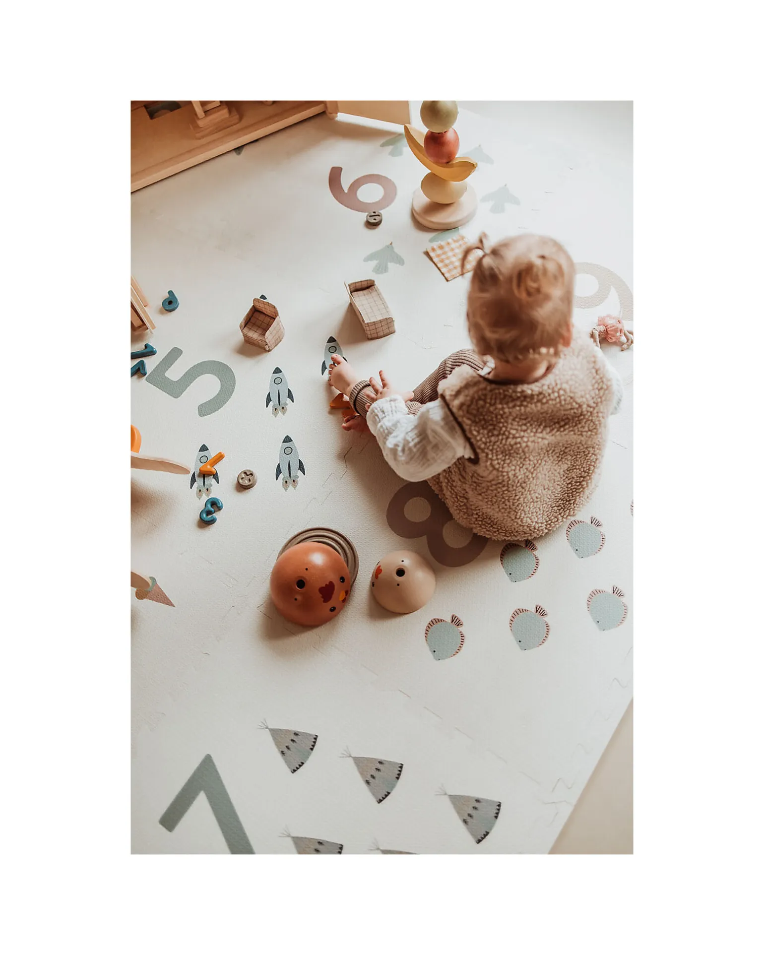 Tappeto Puzzle - Numeri - 180x180 cm - 100% EVA Foam