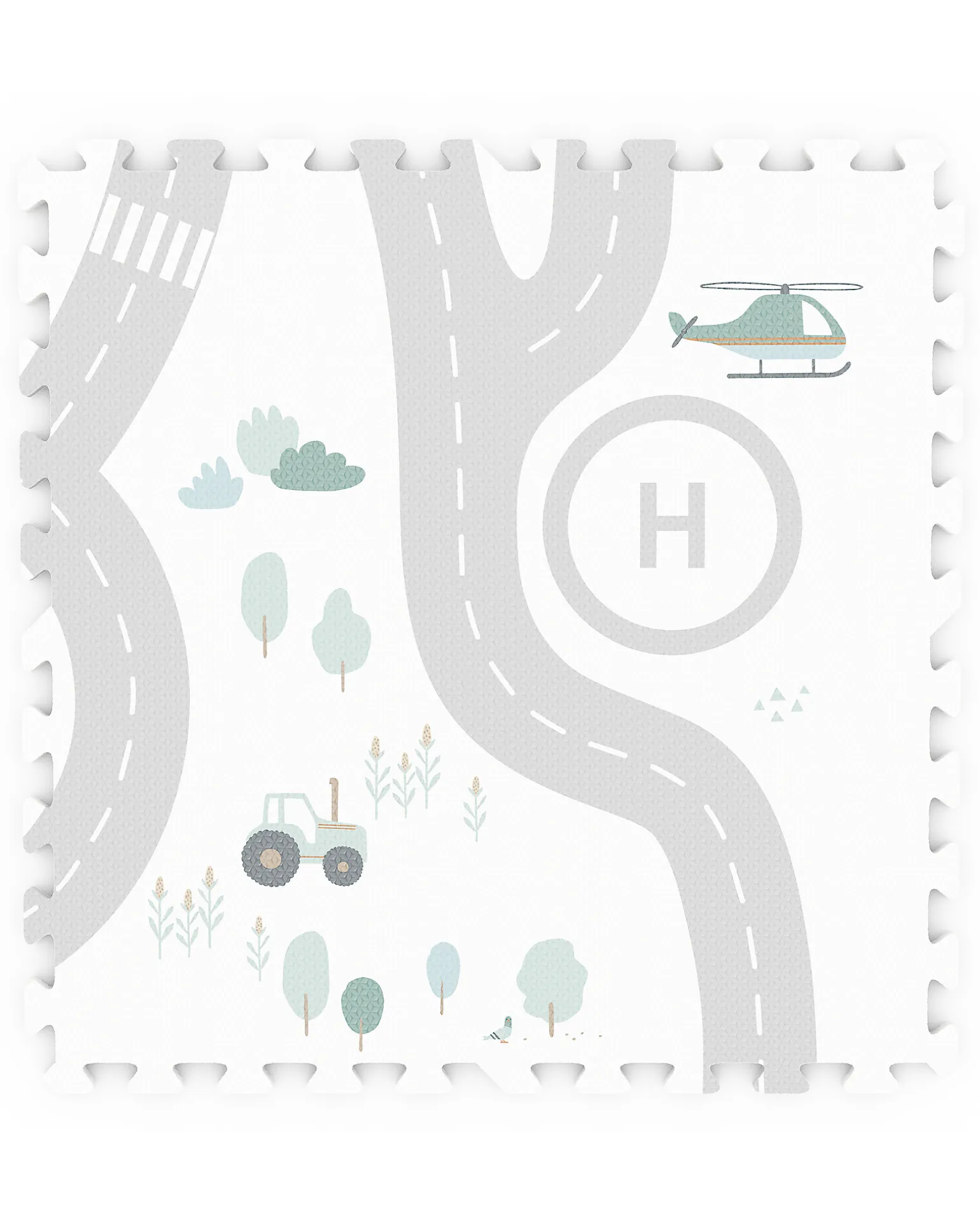 Tappeto Puzzle - Road - 120x180 cm - 100% EVA Foam