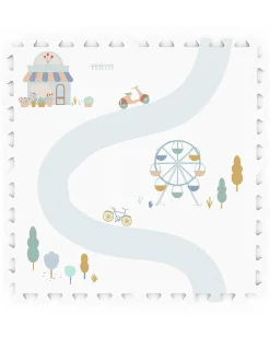 Tappeto Puzzle - Village - 120x180 cm - 100% EVA Foam