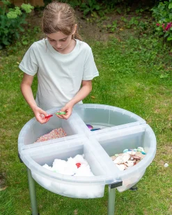 Tavolino con Vassoi a Quadranti Discovery - H 45 cm - +3 Anni