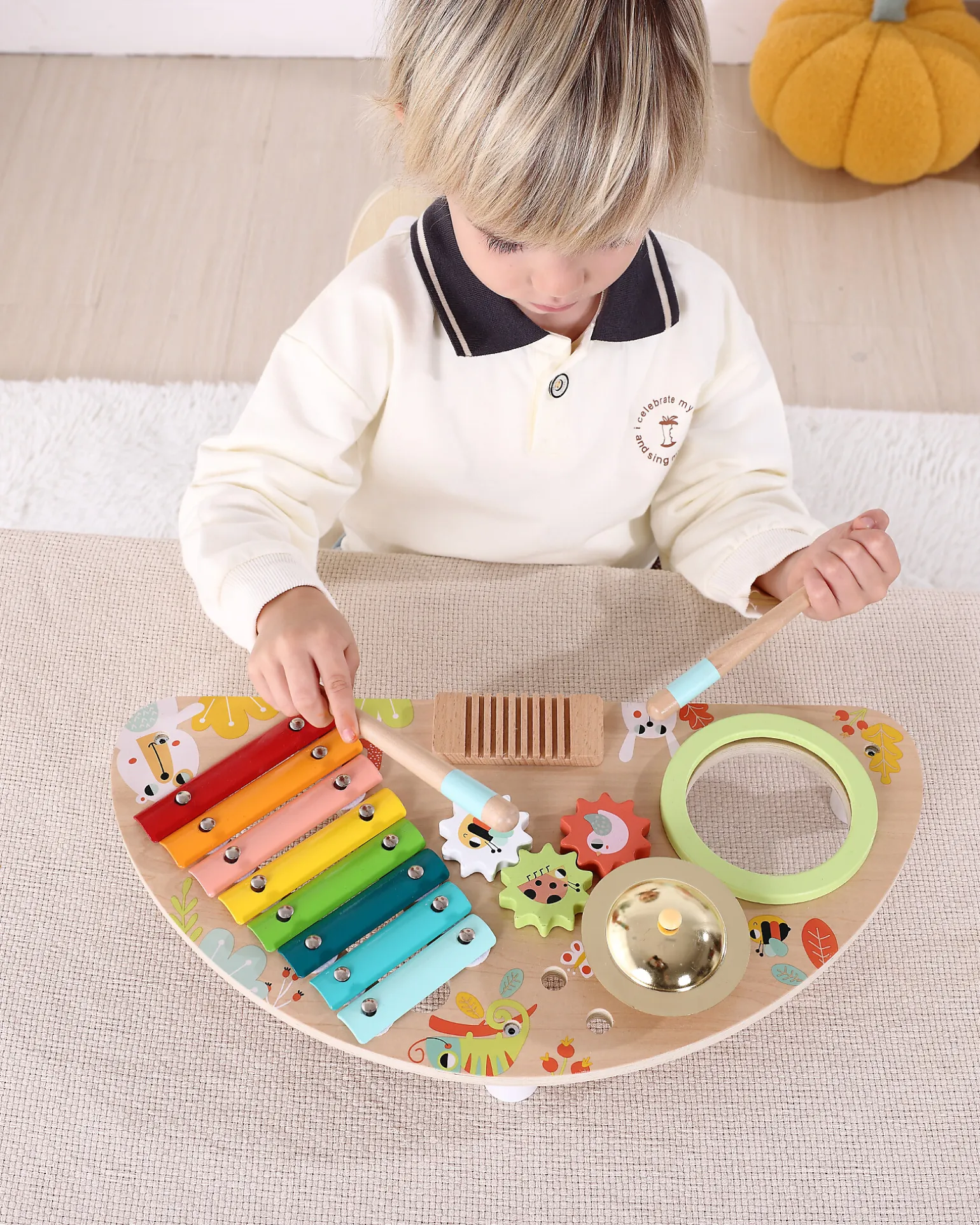 Tavolo Musicale Multifunzione - 44 x 23 x 10 cm -A Partire Dai 24 Mesi