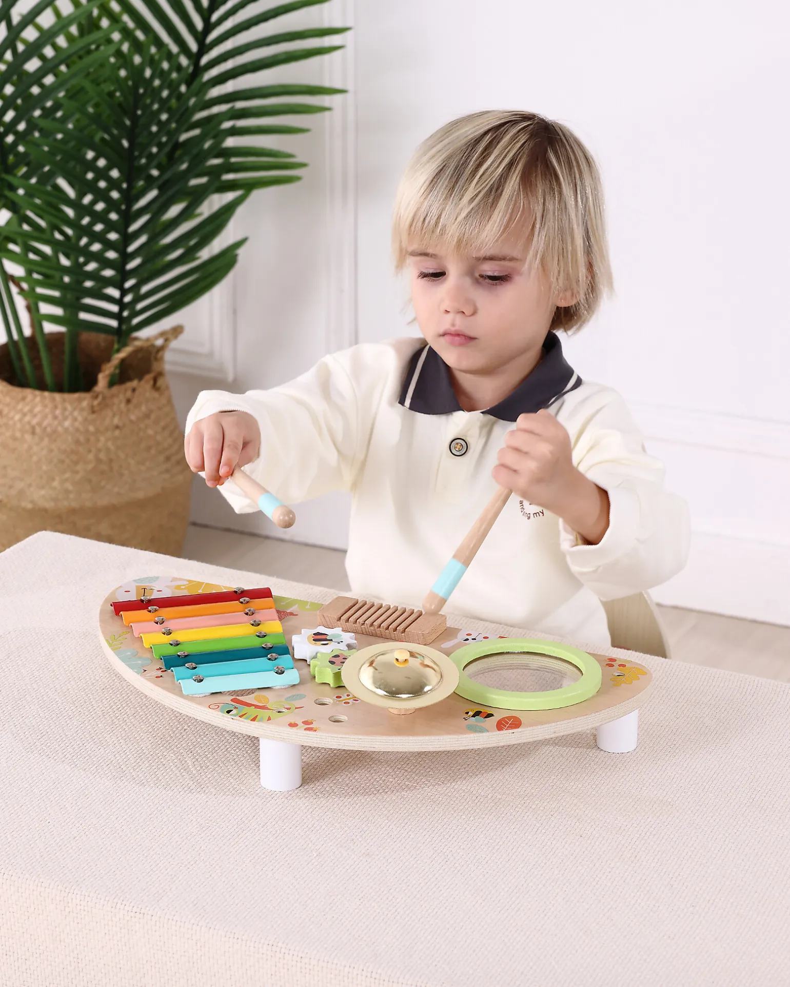 Tavolo Musicale Multifunzione - 44 x 23 x 10 cm -A Partire Dai 24 Mesi