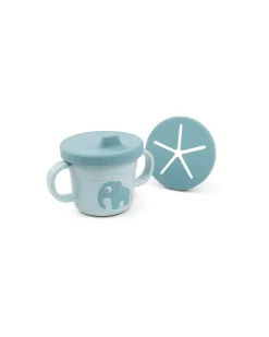 Tazza con Beccuccio e Snack Foodie - Elphee - Blu - 100% PP Alimentare