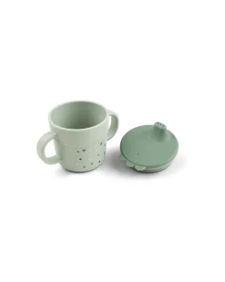 Tazza con Beccuccio - Happy Dots Verde - 100% PP Alimentare