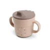 Tazza con Beccuccio - Happy Dots Cipria - 100% PP Alimentare