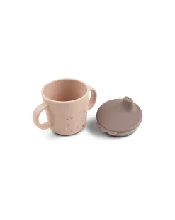 Tazza con Beccuccio - Happy Dots Cipria - 100% PP Alimentare