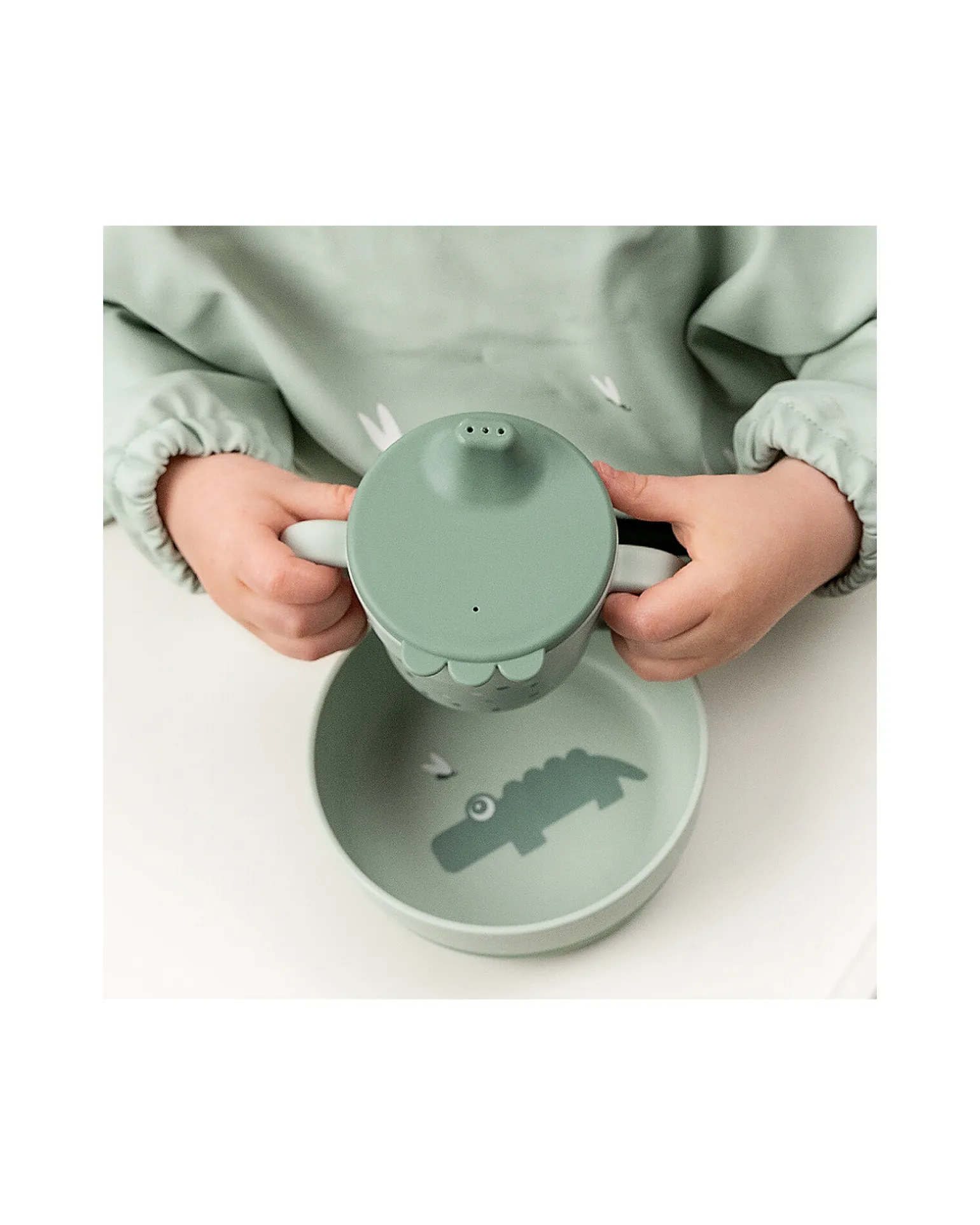 Tazza con Beccuccio - Happy Dots Cipria - 100% PP Alimentare
