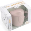 Tazza con Beccuccio Peekaboo - Elphee - Cipria - 100% Silicone Alimentare - con Due Manici