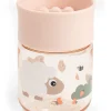 Tazza da Apprendimento con Bordo per Bere a 360° - Antigoccia - Tiny Farm - Cipria - 260 ml - 9m+