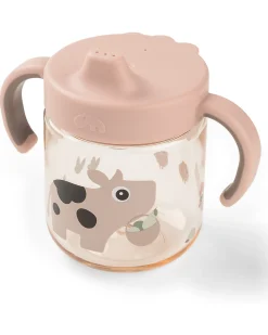 Tazza da Apprendimento con Manici Anti-Slip 260 ml - Tiny Farm - Cipria