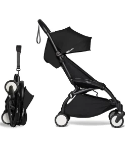 Telaio Passeggino BABYZEN YOYO² - Nero - Comprende cestino, borsa, cinghia trasporto!