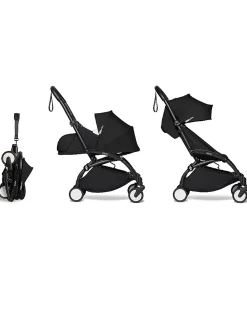 Telaio Passeggino BABYZEN YOYO² - Nero - Comprende cestino, borsa, cinghia trasporto!
