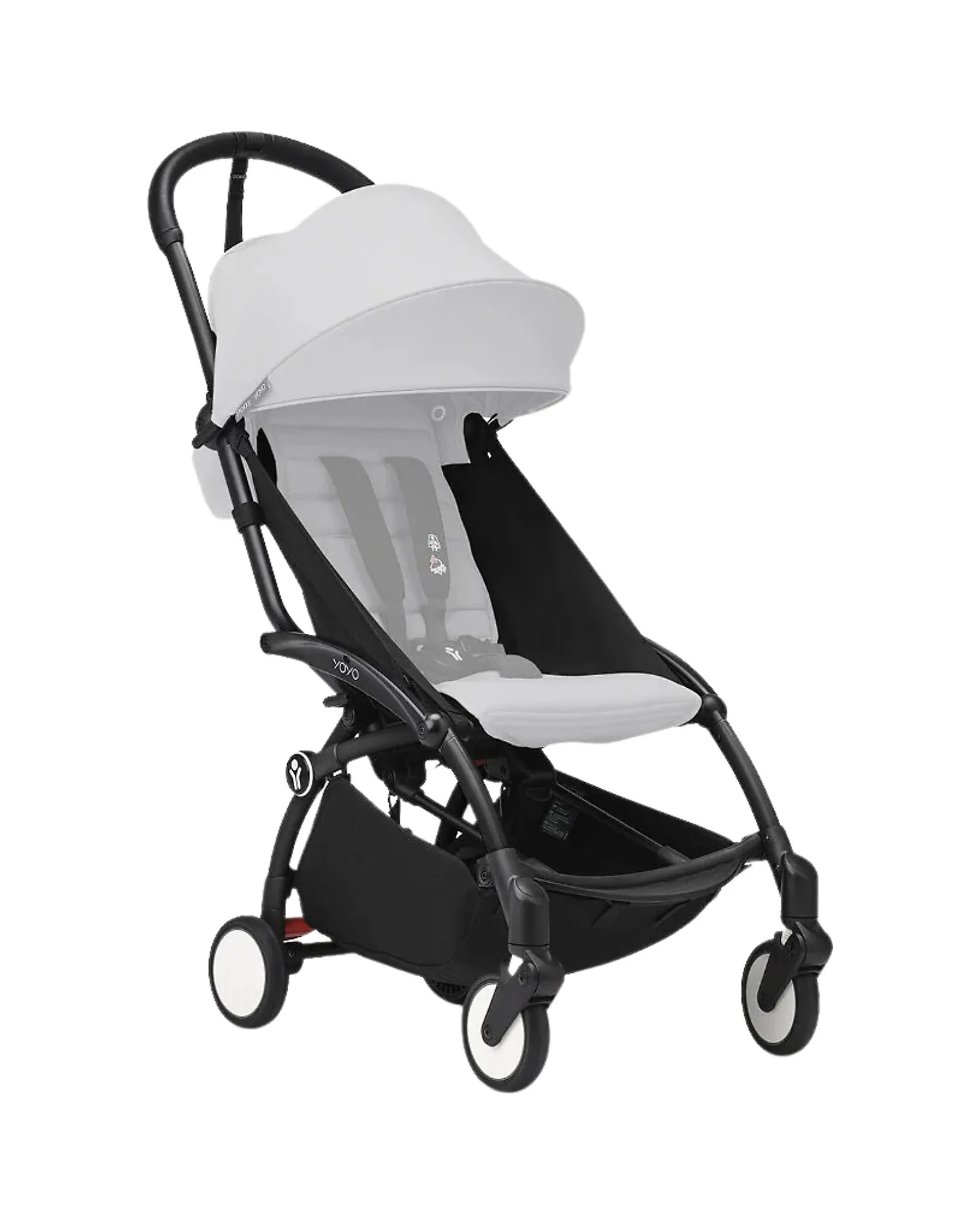 Telaio Passeggino YOYO3 - Nero - Comprende ampio Cestino e Cinghia per il Trasporto!