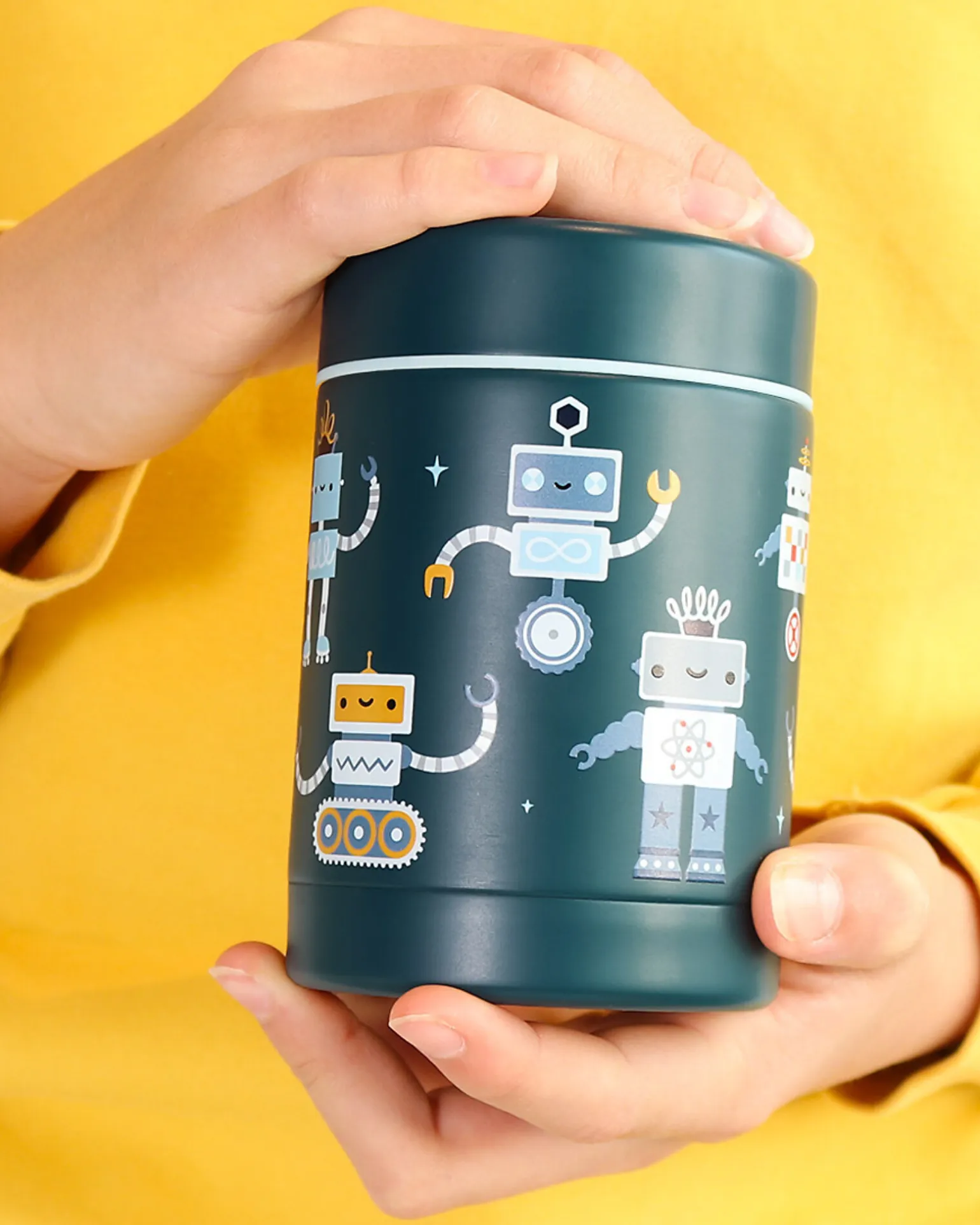 Thermos Porta Cibo in Acciaio Inossidabile - 300 ml - Robot
