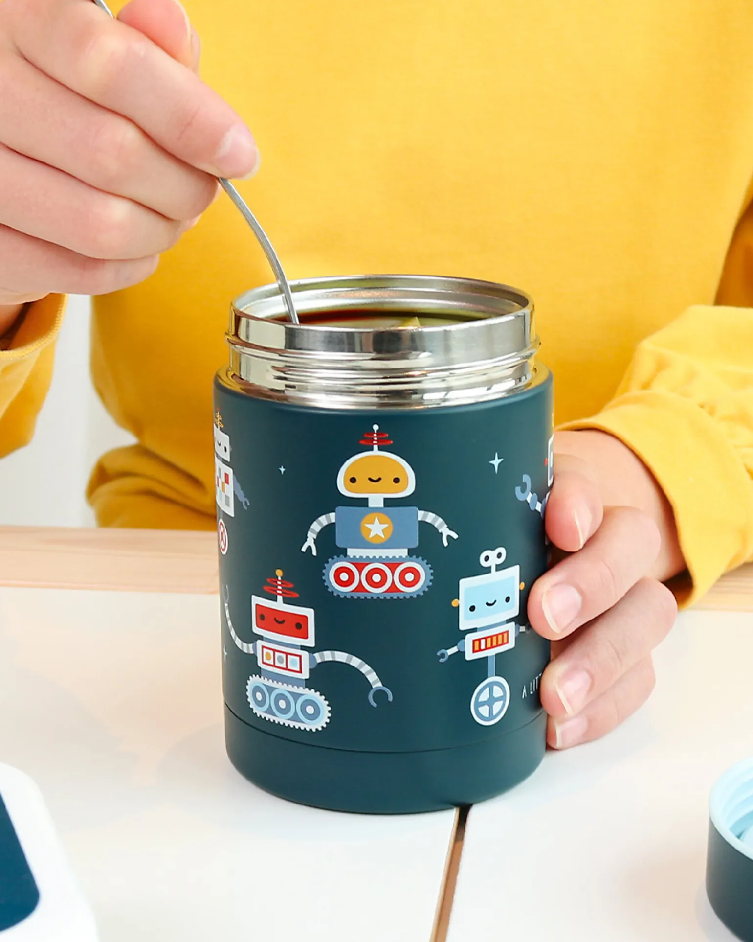 Thermos Porta Cibo in Acciaio Inossidabile - 300 ml - Robot