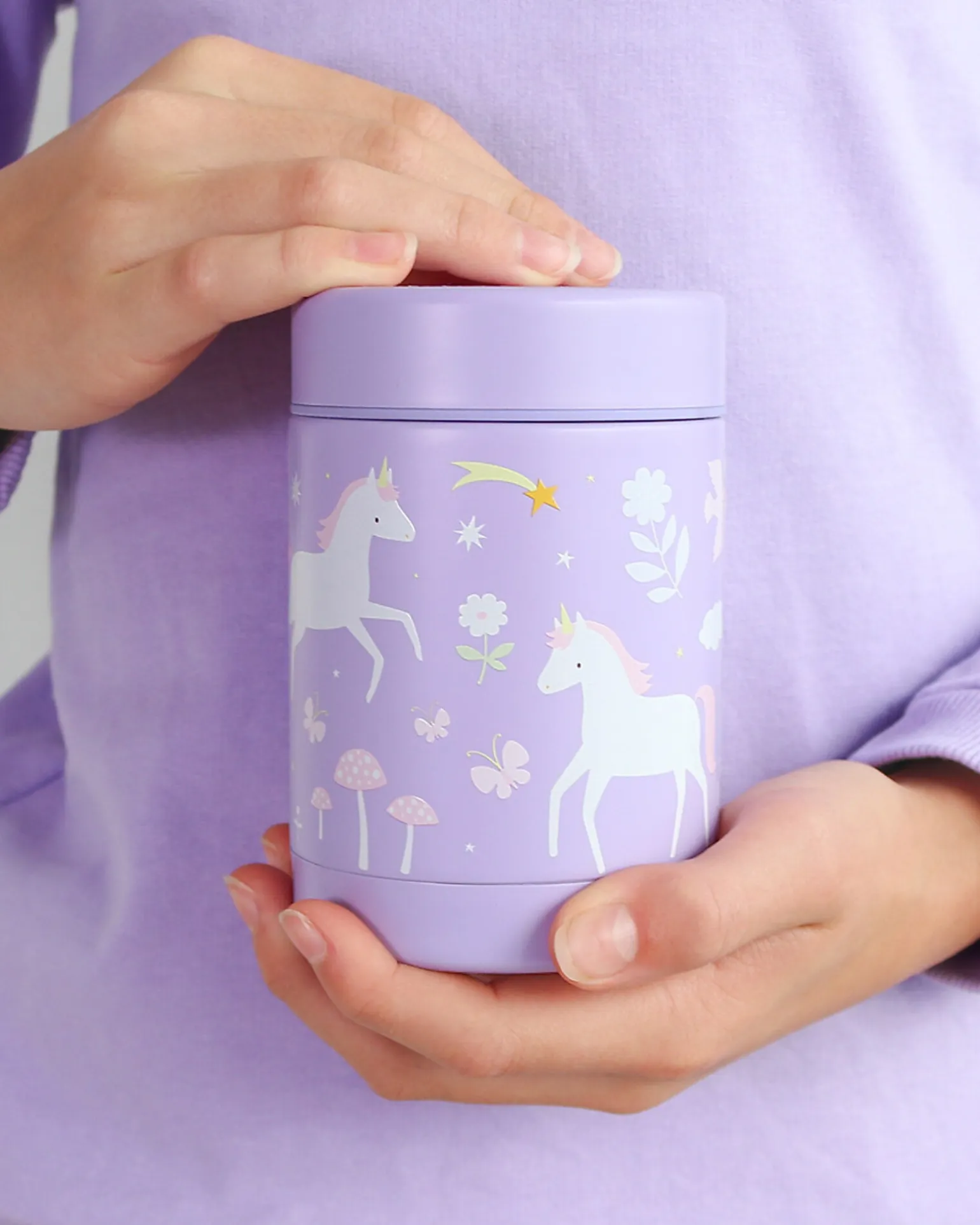 Thermos Porta Cibo in Acciaio Inossidabile - 300 ml - Unicorni
