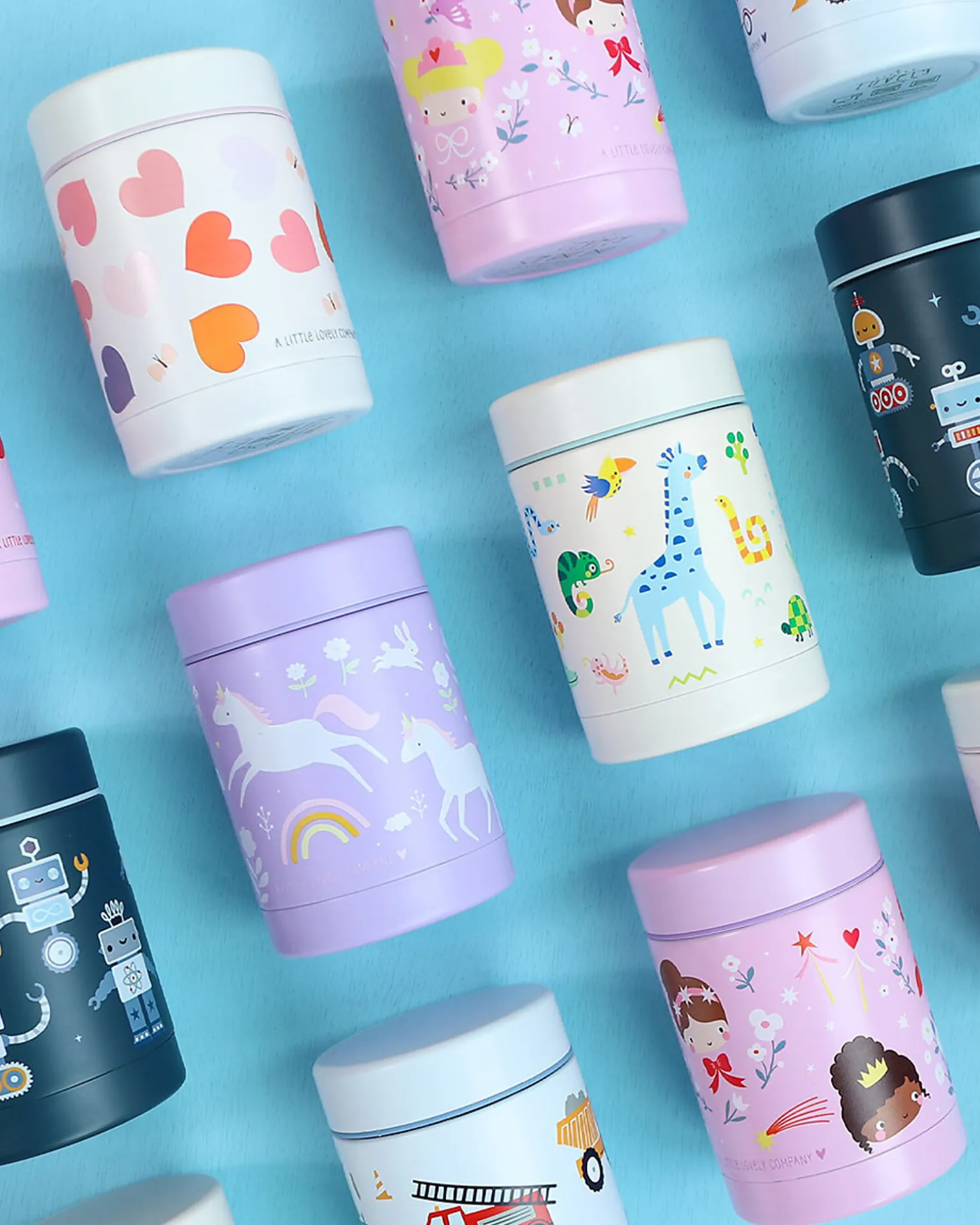 Thermos Porta Cibo in Acciaio Inossidabile - 300 ml - Unicorni