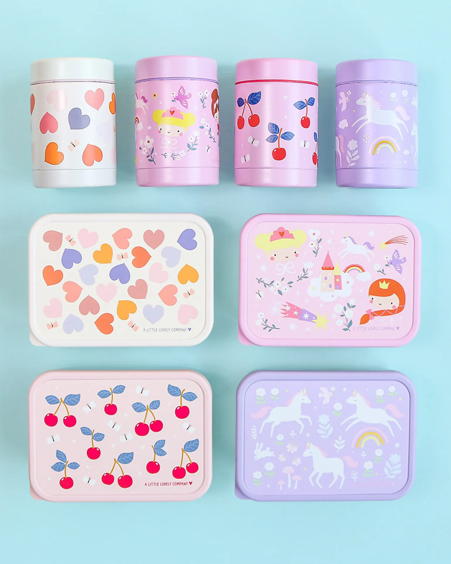 Thermos Porta Cibo in Acciaio Inossidabile - 300 ml - Unicorni