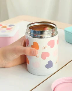 Thermos Porta Cibo in Acciaio Inossidabile - 300 ml - Cuori