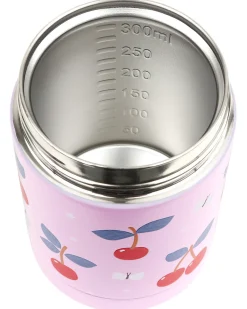 Thermos Porta Cibo in Acciaio Inossidabile - 300 ml - Ciliegie