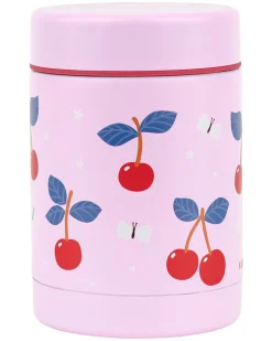 Thermos Porta Cibo in Acciaio Inossidabile - 300 ml - Ciliegie