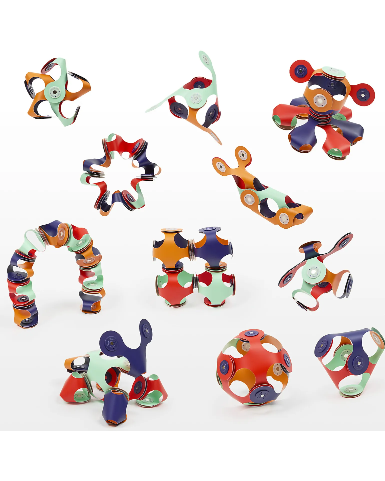 Tiny & Mighty - 9 Pezzi - Spazio - Gioco Magnetico STEAM - 4+ Anni