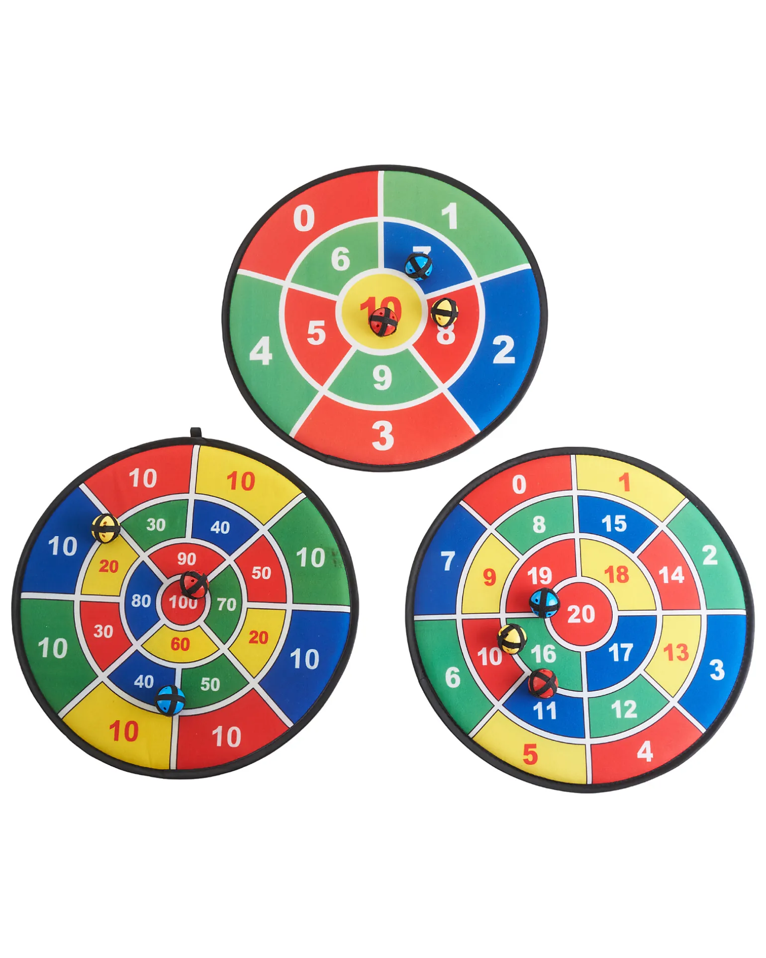 Tiro al Bersaglio con Palline in Velcro - Per Imparare a Contare - 12 Pezzi - +3 Anni