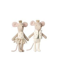 Topini Gemelli Reali - Sorellina e Fratellino in Scatola - Altezza 11 cm